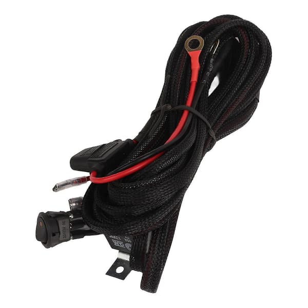 12V Kabelsats for ekstralys for LED arbeidsbelysning - 2m lang, ideell for biler og båter
