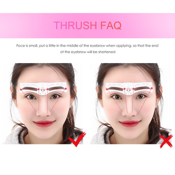 Eyebrow Stencil Kit Reusable Eyebrow Template Eyebrow Shaping Tool Eyebrow Grooming Kit