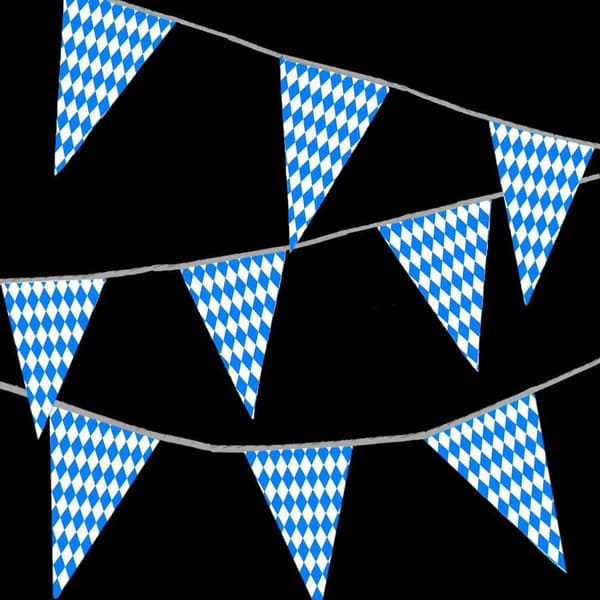 Flaggirlander - Oktoberfest - Girlander - Dekorasjon - 10m