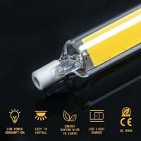 2-pack R7S 10W 78mm Dimmable LED Bulb Cool White 6000-6500K 100W-FA6-