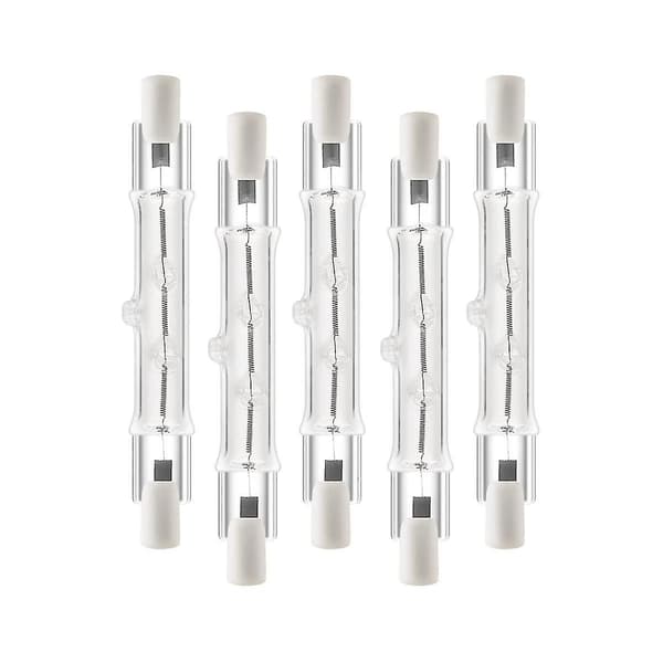 5-pack R7s 118mm 300w 230v, R7s Halogen Linear Lamp, Dimmable Halogen Bulb For Construction Sites High Quality