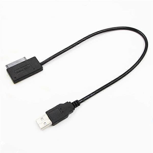 35CM USB-sovitin PC 6P+7P CD DVD Rom SATA–USB 2.0 -muunnin Slimline Sata 13-nastainen asemakaapeli