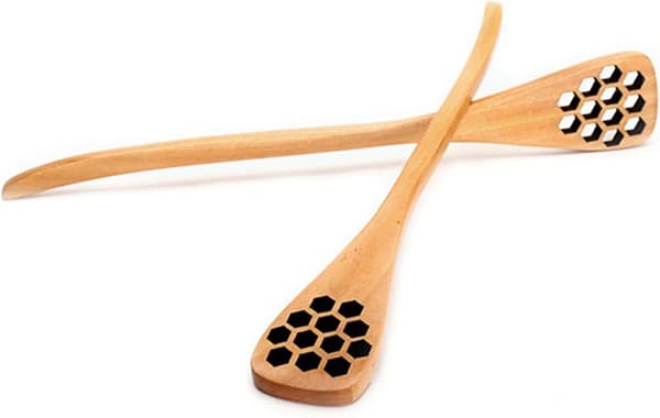 14,5 cm naturtræ Honig broderi Dipper træfarve -