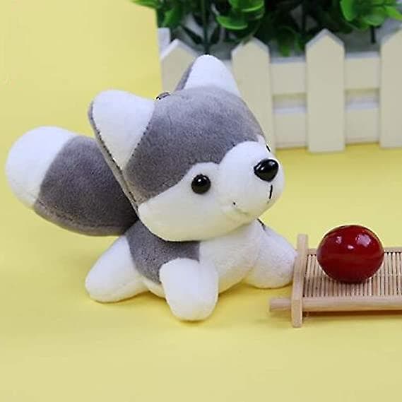 Kosedyr Husky Nøkkelringer Leker Valp Pynt Anheng