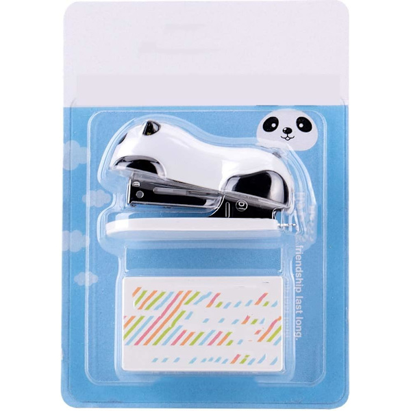 Cute Panda Mini Stapler Cute Cartoon Office Stapler Portable Stapler