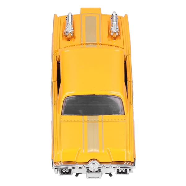 1:32 Pull-Back Car Toy Simulation Battery Powered Kids Alloy Car Toy with Light Sound (Yellow)