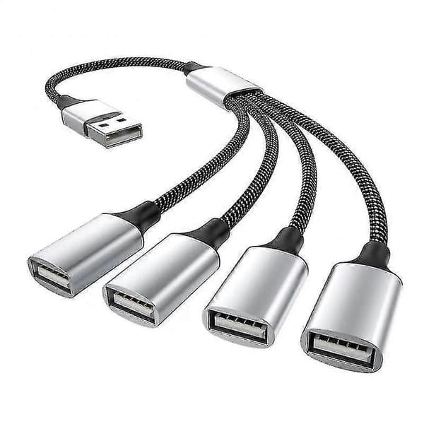 Ryra USB C Hub 4 Port Typ C Hub USB 2.0 Splitter Höghastighets OTG Adapter
