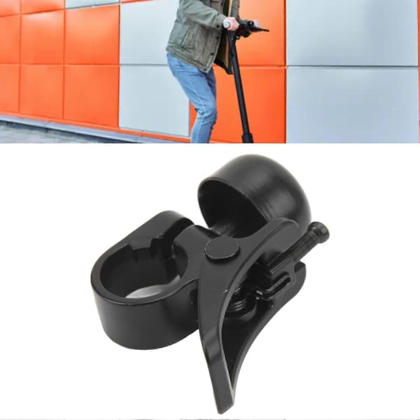 El-løbehjulsklokke Sort Aluminiumslegering Høj Lyd Scooterhorn Til Xiaomi Pro Pro2 1s Lite