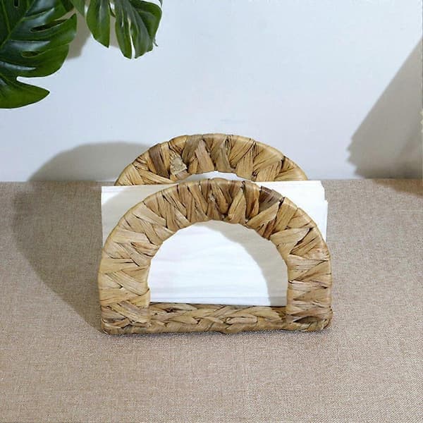 1 vandhyacint servietholder, papirhåndklædedispenser, lodret rattan