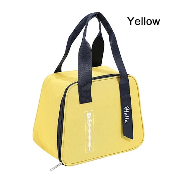 Isolert termisk kjølebag LUNSJVESKE GUL yellow