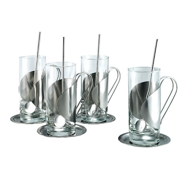 Darry Irish Coffee sæt 4-pak Silver silver