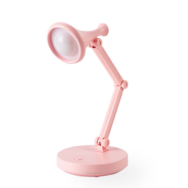 (Blå) LED-skrivebordslampe Sød skrivebordslampe Skrivebordslampe Lysstyrke Foldbar