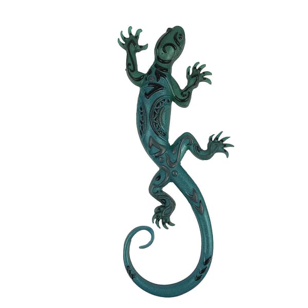 Vægdekoration i harpiksforme Gecko Silikoneforme Stereo Epoxy (Klar)