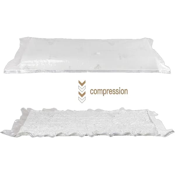 Large Vacuum Storage Bags for Mattress Clothes Waterproof Lockable Reusable Space-Saving Compression Mattress 80% No Vacuum Pump 220*100cm