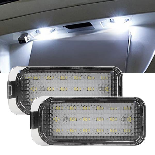 1 par DC12V 3200K 18 LED-nummerpladelys passer til Focus DYB 10-DC12V