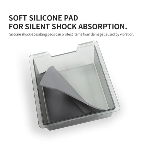 For Modell Y 3 2021-2023 Bilsenterkonsoll Armlene Oppbevaringsboks Organizer Transparent Interiørtilbehør