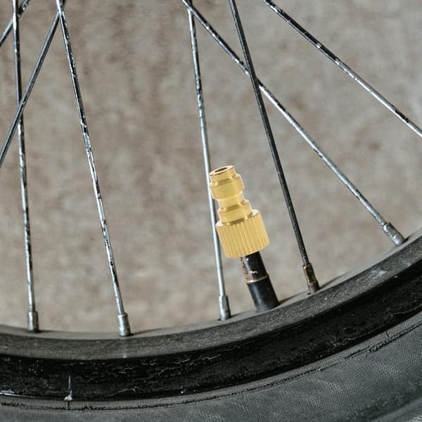 Dekk oppblåsningsadapter 3 stk 8mm kobber, gull, 30 Mpa -