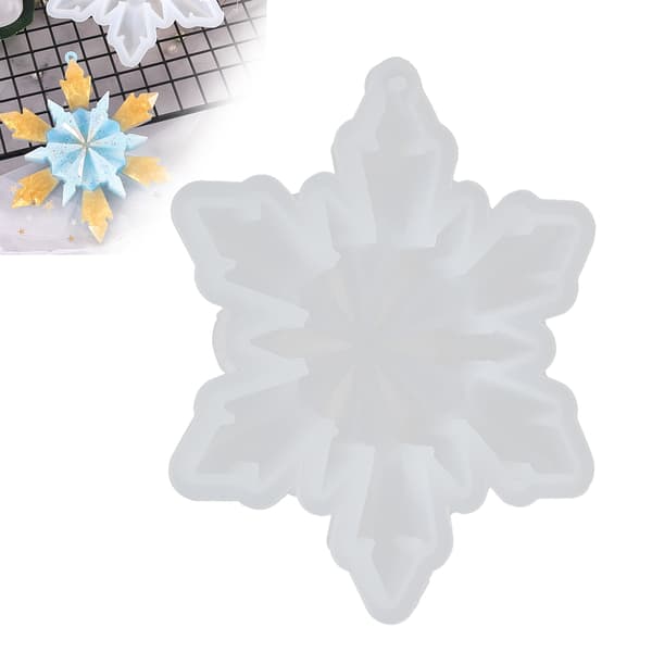Snowflake Silicone Mold DIY Craft Jewelry Making Pendant Making Mold Accessories