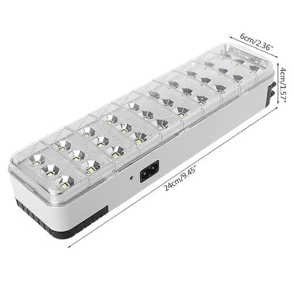 30 LED Multifunctional Emergency Light Rechargeable LED Security Light 2 Modes For Home