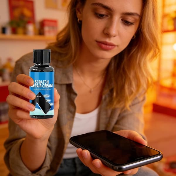smartphone Kratzer repair with as complete quick solution 100g+sponge - 100g+schwamm