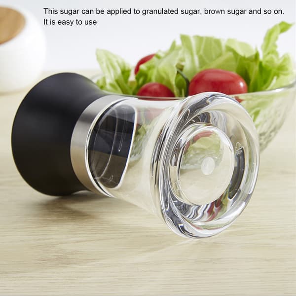 Household Acrylic Sugar Bowl Dispenser Sugar Shaker Kitchen Utensil Accessory 100ml