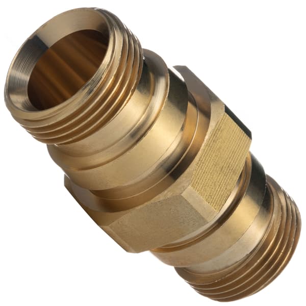 Adapter TR22M-TR22M DualConnect – Brass Coupling Straight | Easy!Lock System | Compatible with Kärcher HD, HDS