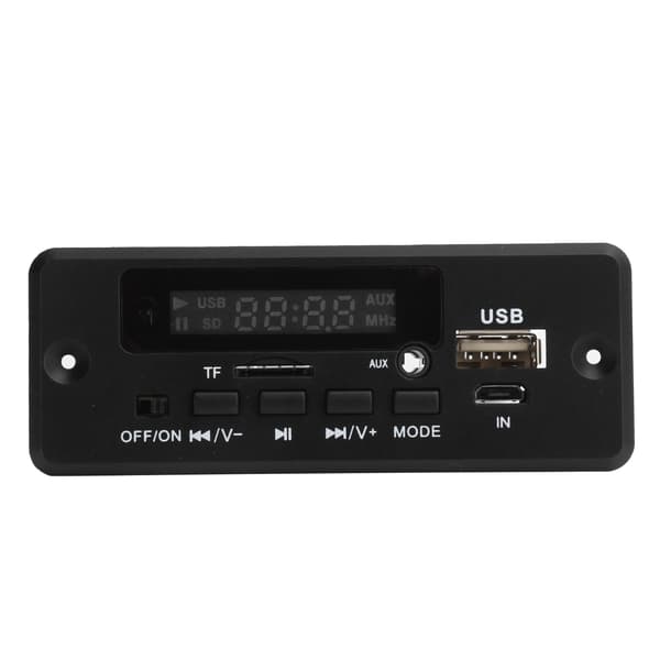 TF02CAV 12V5V Dekoderkort Universal WAV Dekodermodul FM MP3 Forsterkerdekoderkort