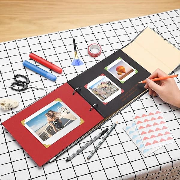 Scrapbook Photo Album Handmade Memory Book for Anniversary Gift