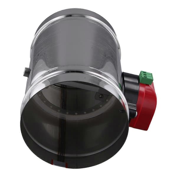 125 mm elektrisk luftkanalspjeld i rustfritt stål AC220V aktuator