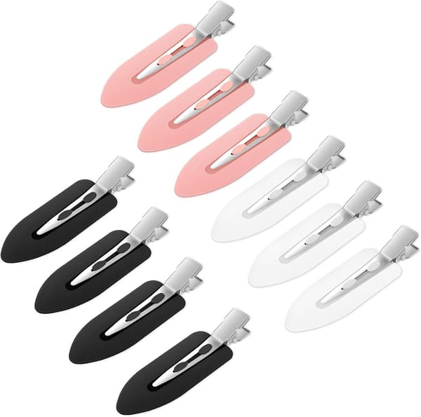10 stk. No Bend hårspenner, sminkehårspenne, No Crease hårnålklemmer, styling curl clips tilbehør, for hårstyling
