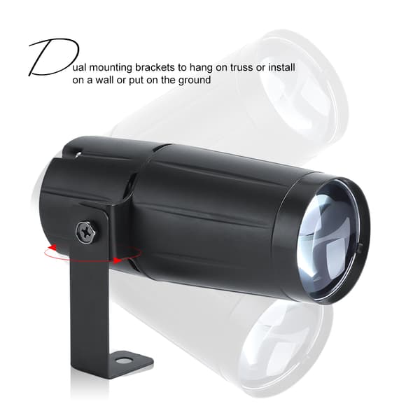 3W LED Beam Spotlight Scen Disco Pub Party Ljuseffekt Pinspot Lights EU 220V~240V