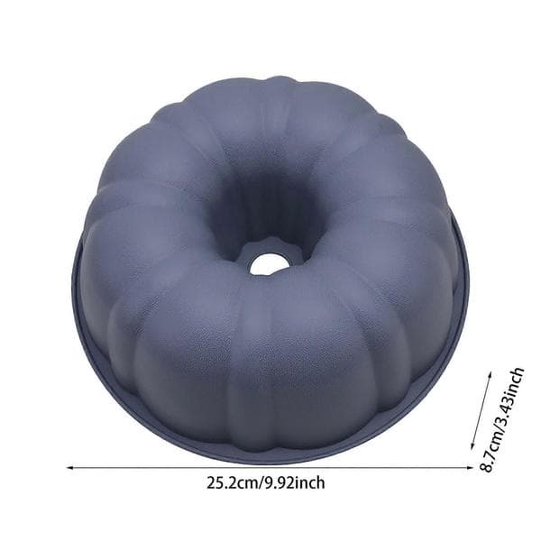 REASONCOOL Kreative DIY-bakeverktøy i silikon Non-stick kakeform Gresskarkake Chiffongkake Bakeform Grå One Size Grå One Size Gray