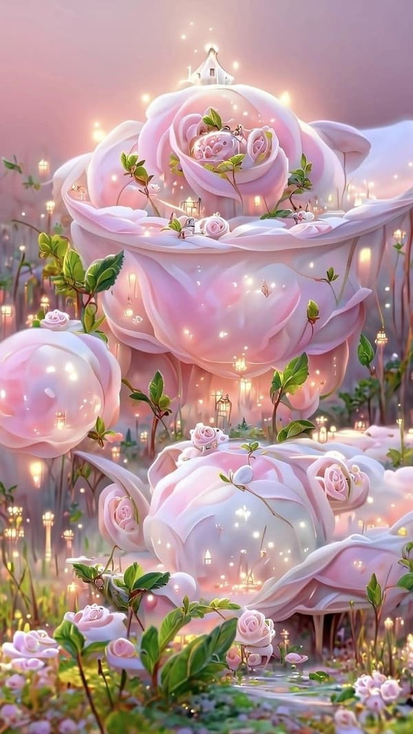 30x40cm 5D DIY Diamantmålning Full, Fleur de Fantaisie#D, DIY Dia