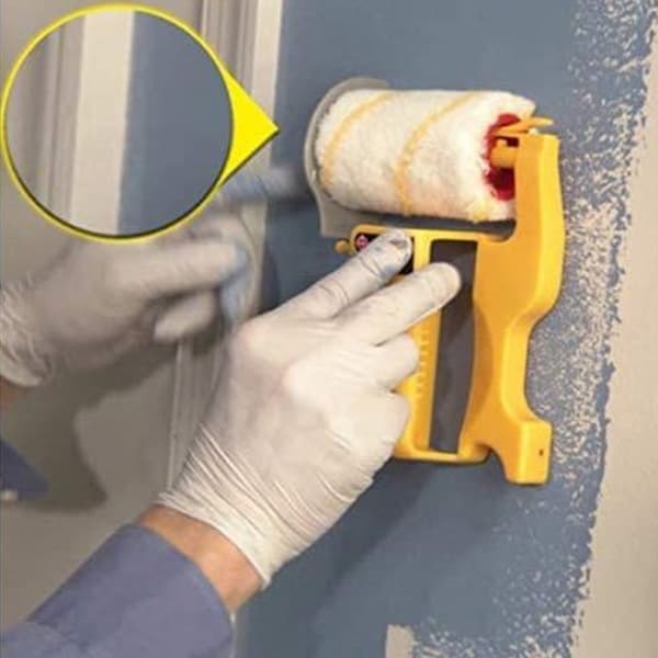 Clean Cut Paint Edger Roller High Toughness Wall Edging Brush for Interior Corner Walls With Box With Box