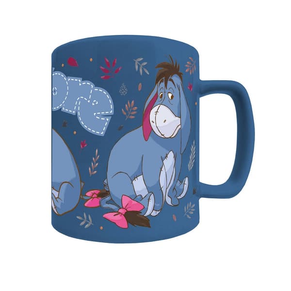 Winnie the Pooh Fluffig Æsel Kop Størrelse Blå Blu Blue One Size