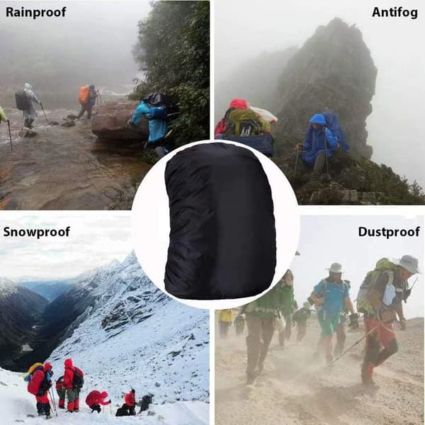 Waterproof Rain Cover for Backpack (XS(15-25L)) Triple Waterproofing with Adjustable Anti-Slip Buckle Strap Durable a