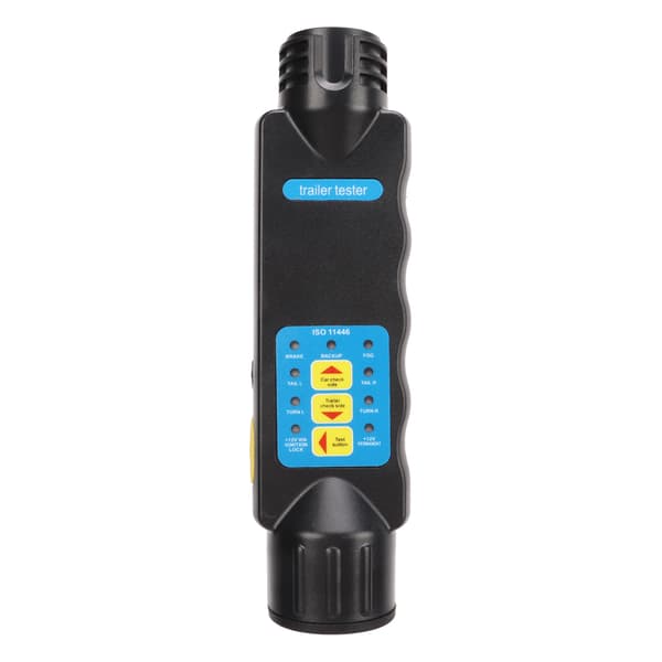 Trailer Tester 12V 13-polet trailerlysstik, stik, ledningsnet, testdiagnoseværktøj, modstandstest, fejldetektering til campingvogn, trailer