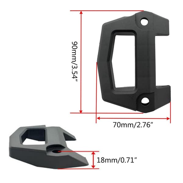 2x Universalt takstativ bagasjebrett basefeste for Ski Doo LINQ 860201806