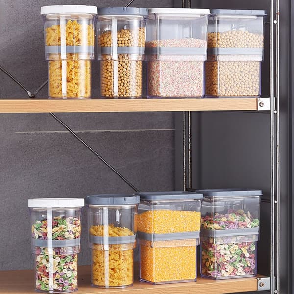 Storage Box, Good Sealing, Moisture-Proof, Flour, Refrigerator, Airtight Can