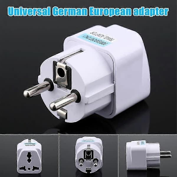 Universal US UK AU til EU-stik USA til Euro Europa Rejseadapter til Væg AC Strømlader