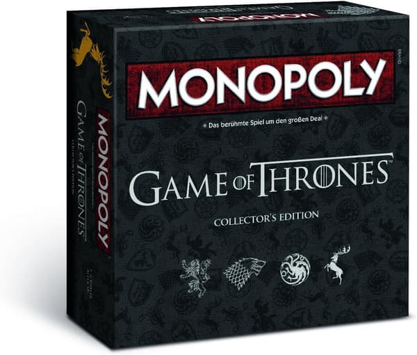 Monopoly Game of Thrones Samlarutgåva - Spelet för den populära serien 6 spelare
