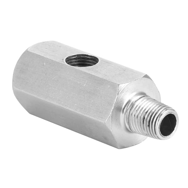 1/8in BSPT Oljetrykkssensor T-stykke til NPT-adapter Kobling i rustfritt stål for turbomatelinje