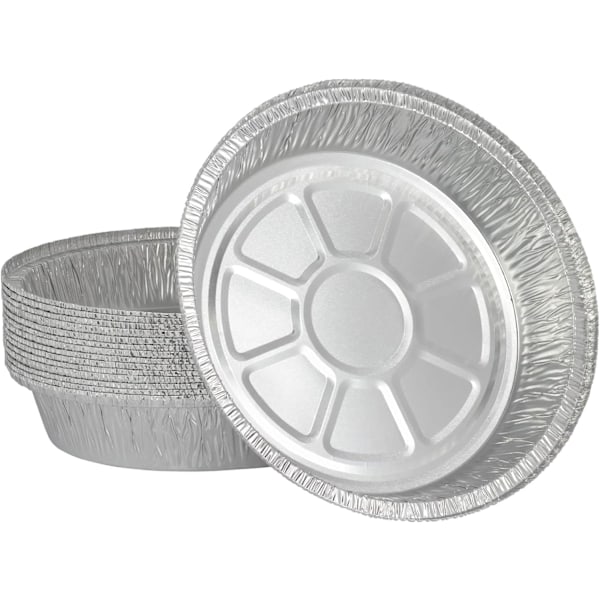 20-pack 9\" pajformar / engångstallrikar / aluminiumfolie Quiche-form / pajformar / pajformar