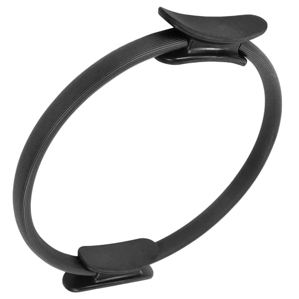 Yoga Ring Training Fitness Double Handle Exercise Circle Home Workout Equipment Black