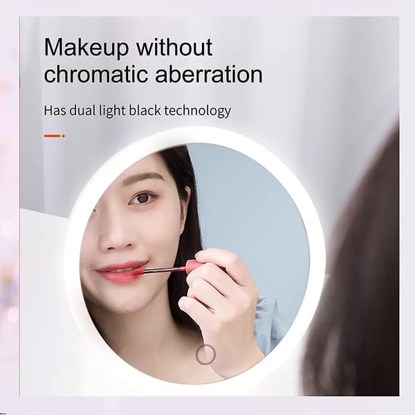 Makeup Mirror, Makeup Mirror, Mirror with Lighting, Rechargeable Makeup Mirror with Lighting