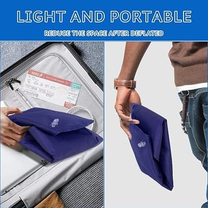 Inflatable Bodyboard with Handles, Portable Bodyboard Swim Board
