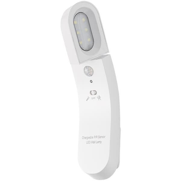 LED-leselys nattlys oppladbart LED-nattlys garderobelys bevegelsessensor lesing barn, 3 moduser, varmhvit, leselys L