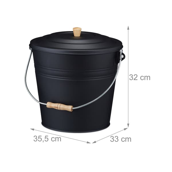 Askebeholder med lokk 12 l 2080