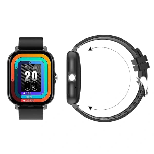 Smart Klocka Herr Dam Smartwatch Kompatibel med Android Telefoner Iphone Pulsmätare Fitness Tracker Rosa