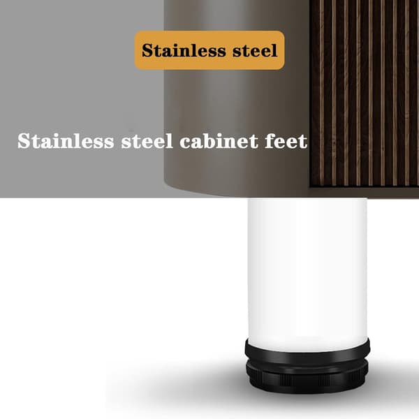(Vit) 20CM Justerbar Möbelben, 4PCS Höjdjusterbart Bordben Metall Möbelben Rostfritt Stålbordben Möbelben Med Skruvar Cabi
